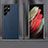Custodia Lusso Pelle Cover T01 per Samsung Galaxy S21 Ultra 5G Blu
