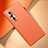 Custodia Lusso Pelle Cover U01 per Oppo Find X2 Pro Arancione
