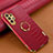 Custodia Lusso Pelle Cover XD1 per Samsung Galaxy M32 5G Rosso