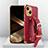 Custodia Lusso Pelle Cover XD2 per Apple iPhone 13 Rosso