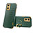 Custodia Lusso Pelle Cover XD2 per Oppo A76 Verde