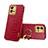 Custodia Lusso Pelle Cover XD2 per Vivo X80 Lite 5G Rosso