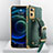Custodia Lusso Pelle Cover XD3 per Oppo Find X5 Lite 5G Verde