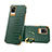 Custodia Lusso Pelle Cover XD3 per Vivo V20 Verde