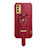 Custodia Lusso Pelle Cover XD5 per Samsung Galaxy M52 5G Rosso