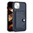 Custodia Lusso Pelle Cover Y01B per Apple iPhone 13 Blu