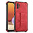 Custodia Lusso Pelle Cover Y01B per Samsung Galaxy M32 5G Rosso