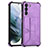 Custodia Lusso Pelle Cover Y01B per Samsung Galaxy S21 5G Viola