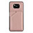 Custodia Lusso Pelle Cover Y01B per Xiaomi Poco X3 Pro Oro Rosa