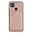 Custodia Lusso Pelle Cover Y01B per Xiaomi Redmi 9C Oro Rosa