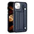 Custodia Lusso Pelle Cover Y02B per Apple iPhone 13 Blu