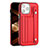 Custodia Lusso Pelle Cover Y02B per Apple iPhone 13 Pro Rosso