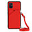 Custodia Lusso Pelle Cover Y02B per Samsung Galaxy A51 4G Rosso