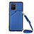 Custodia Lusso Pelle Cover Y02B per Samsung Galaxy M80S Blu