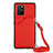 Custodia Lusso Pelle Cover Y02B per Samsung Galaxy M80S Rosso