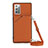 Custodia Lusso Pelle Cover Y02B per Samsung Galaxy Note 20 5G Marrone
