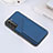 Custodia Lusso Pelle Cover Y02B per Samsung Galaxy S25 5G Blu