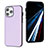 Custodia Lusso Pelle Cover Y03B per Apple iPhone 14 Pro Lavanda