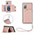 Custodia Lusso Pelle Cover Y03B per Samsung Galaxy Note 20 5G Oro Rosa