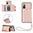 Custodia Lusso Pelle Cover Y03B per Samsung Galaxy S20 Lite 5G Oro Rosa