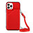 Custodia Lusso Pelle Cover Y04B per Apple iPhone 13 Pro Rosso