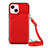Custodia Lusso Pelle Cover Y04B per Apple iPhone 13 Rosso