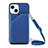 Custodia Lusso Pelle Cover Y04B per Apple iPhone 14 Plus Blu