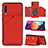 Custodia Lusso Pelle Cover Y04B per Samsung Galaxy A30S Rosso