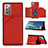 Custodia Lusso Pelle Cover Y04B per Samsung Galaxy Note 20 5G Rosso