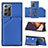 Custodia Lusso Pelle Cover Y04B per Samsung Galaxy Note 20 Ultra 5G Blu