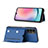 Custodia Lusso Pelle Cover YB1 per Samsung Galaxy A14 5G Blu