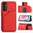 Custodia Lusso Pelle Cover YB2 per Samsung Galaxy A14 5G Rosso