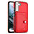 Custodia Lusso Pelle Cover YB5 per Samsung Galaxy S22 5G Rosso