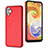 Custodia Lusso Pelle Cover YB6 per Samsung Galaxy M04 Rosso