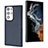 Custodia Lusso Pelle Cover YB6 per Samsung Galaxy S23 Ultra 5G Blu