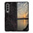 Custodia Lusso Pelle e Plastica Opaca Cover B05 per Samsung Galaxy Z Fold3 5G Viola