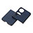 Custodia Lusso Pelle e Plastica Opaca Cover B05H per Huawei P60 Pocket Blu