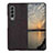 Custodia Lusso Pelle e Plastica Opaca Cover B07 per Samsung Galaxy Z Fold3 5G Viola