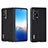 Custodia Lusso Pelle e Plastica Opaca Cover BH3 per Huawei Honor Magic Vs2 5G Nero