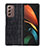 Custodia Lusso Pelle e Plastica Opaca Cover BH3 per Samsung Galaxy Z Fold2 5G