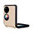 Custodia Lusso Pelle e Plastica Opaca Cover BY2 per Huawei P60 Pocket