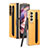 Custodia Lusso Pelle e Plastica Opaca Cover C04 per Samsung Galaxy Z Fold3 5G