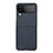 Custodia Lusso Pelle e Plastica Opaca Cover C07 per Samsung Galaxy Z Flip4 5G Blu