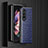 Custodia Lusso Pelle e Plastica Opaca Cover H03 per Samsung Galaxy Z Fold3 5G