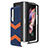 Custodia Lusso Pelle e Plastica Opaca Cover H09 per Samsung Galaxy Z Fold3 5G