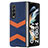 Custodia Lusso Pelle e Plastica Opaca Cover H09 per Samsung Galaxy Z Fold3 5G Blu