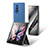 Custodia Lusso Pelle e Plastica Opaca Cover L02 per Samsung Galaxy Z Fold3 5G