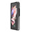 Custodia Lusso Pelle e Plastica Opaca Cover LC1 per Samsung Galaxy Z Fold4 5G