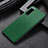 Custodia Lusso Pelle e Plastica Opaca Cover per Sony Xperia 5 III Verde