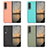 Custodia Lusso Pelle e Plastica Opaca Cover R04 per Samsung Galaxy Z Fold4 5G